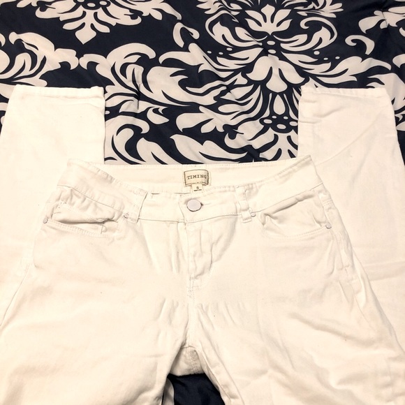 White Skinny Jeans By Timing Size Small - Picture 2 of 8